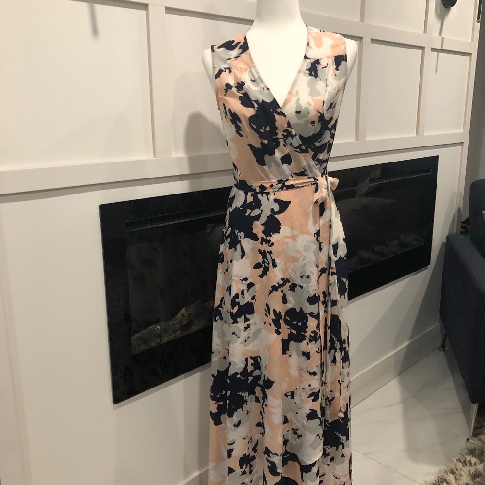 Halston wrap dress